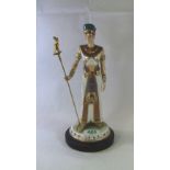 Wedgwood figure of an Egyptian King, limited editi