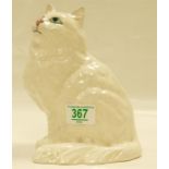 Beswick seated white Persian cat 1867