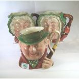 Beswick pottery large character jugs 2 x Sairy Gam