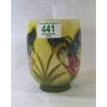 Walter Moorcroft signed vase decorated in the Arum