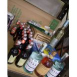 Collection of alcoholic beverages to include Monkey Shoulder malt whiskey, REYKA Vodka, Fosters,