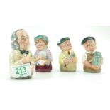 A collection of Royal Doulton Doultonville figures