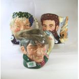 Royal Doulton large character jugs Johann Strauss