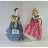 Royal Doulton figures Adrienne HN2304 and Sunday M