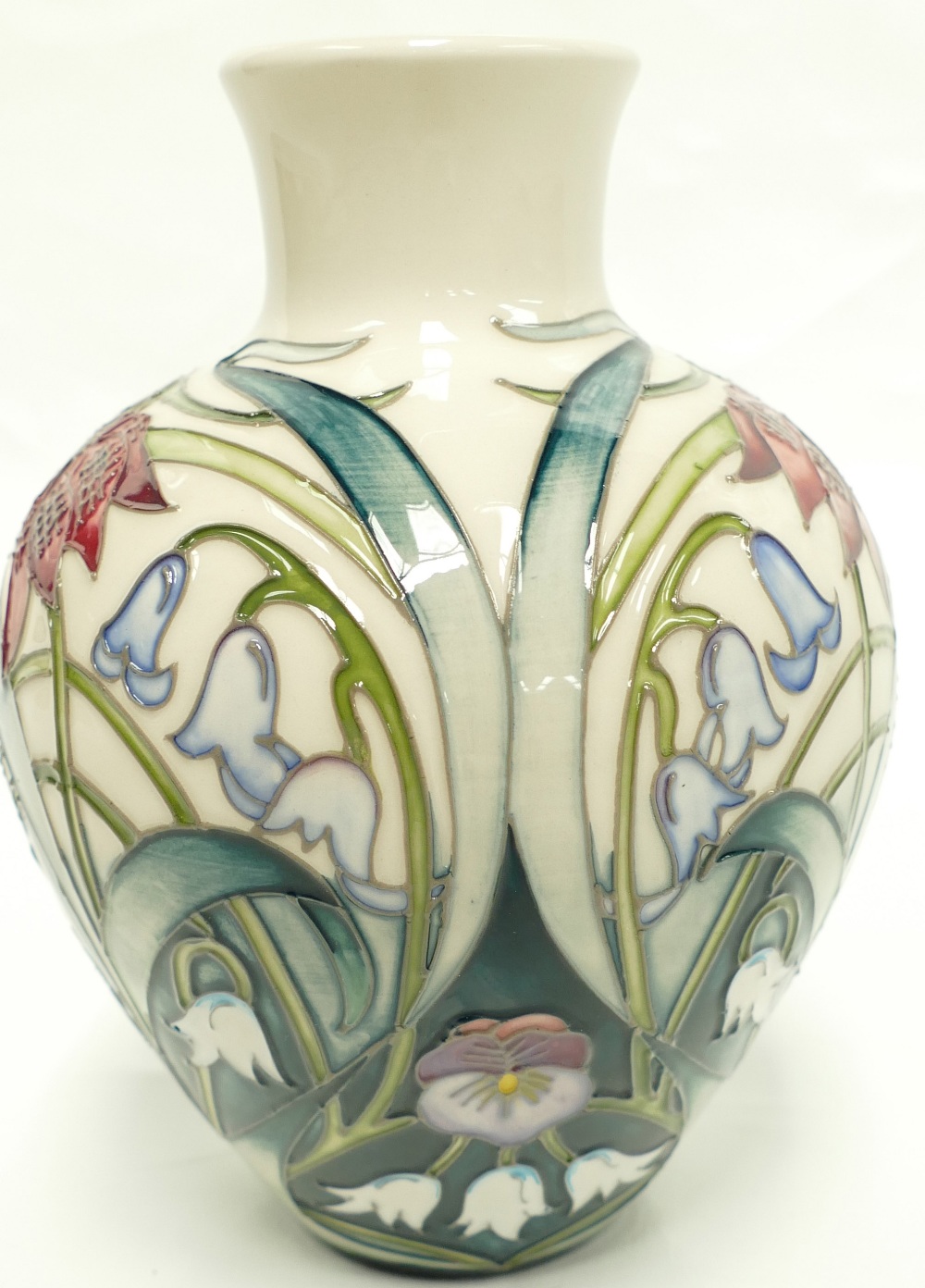 Moorcroft Sorrow & Laughter vase, limite - Image 3 of 5