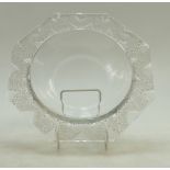 Rene Lalique octagonal bowl in the Chant