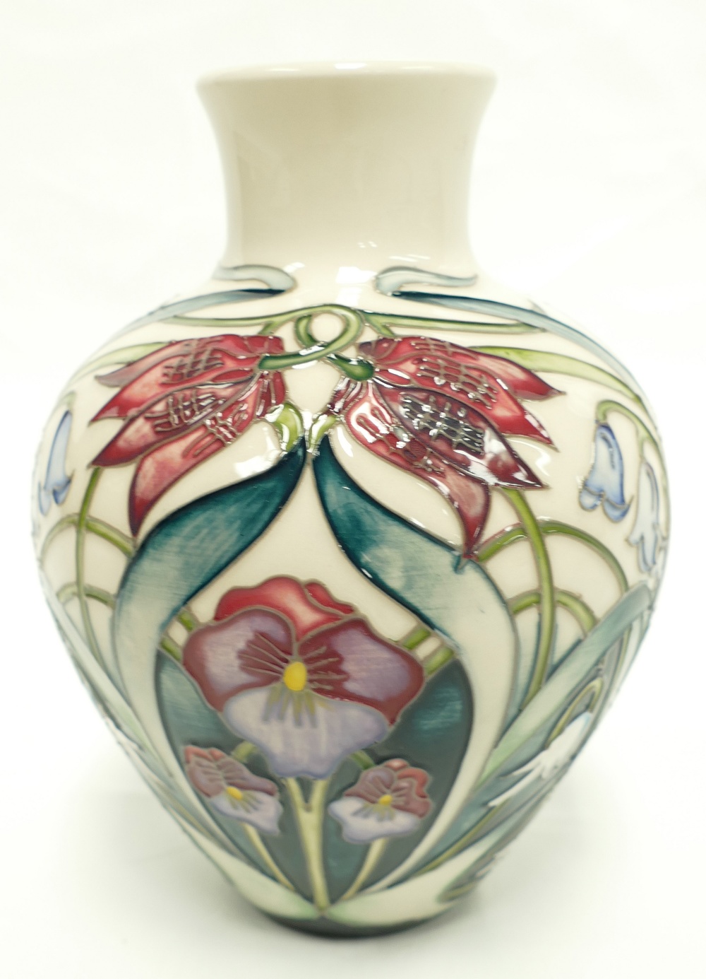 Moorcroft Sorrow & Laughter vase, limite - Image 4 of 5