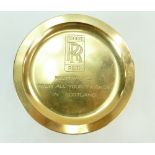 Decorative large Gold Plated piston, Rol