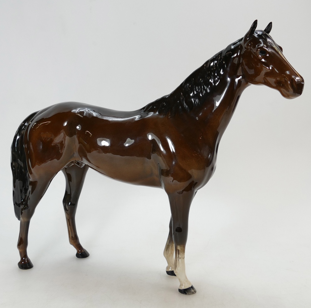 Beswick large Hunter in brown gloss 1734