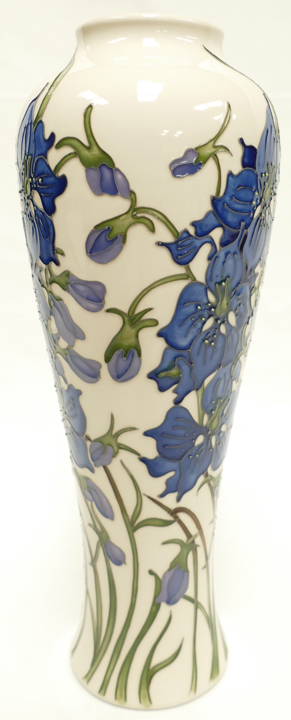 Moorcroft Delphinium vase, designed by K - Image 4 of 5