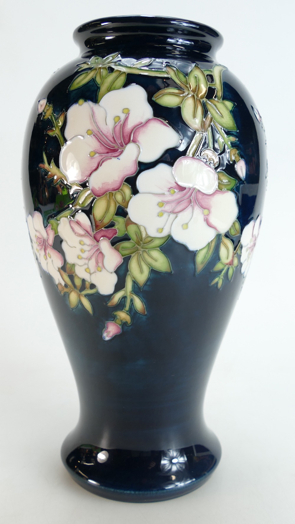 Moorcroft vase decorated in the Oriental