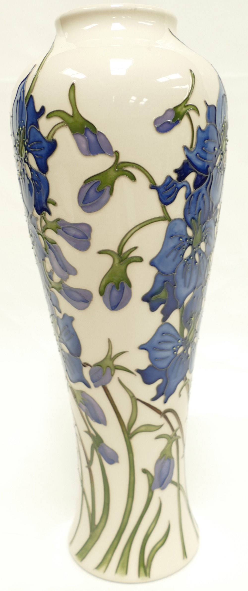 Moorcroft Delphinium vase, designed by K