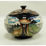 Moorcroft Bredon Hill lidded pot, trial