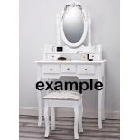 Capri Branded Laura James dressing table & stool