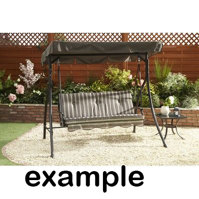 Bali 3 seater swing garden chair