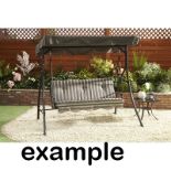 Bali 3 seater swing garden chair