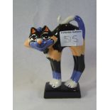 Lorna Bailey - Comical Cat Figure - Raffa the Cat - 13cm tall.