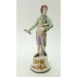 Capo-Di-Monte Porcelain Figure of Mozart ltd edition