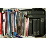 A large collection of hard and soft back books to include - Porcelain Military Figures,