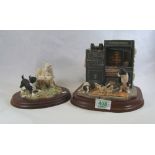 Border Fine Arts figure In From The Cold together with Lamb Border Collie Pup(2)