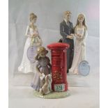Leonardo figures to include A letter for you, the Bride and the Wedding Day (all boxed) (3)
