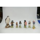 A collection of Beswick figures to include Andrew PP4, Benjamin PP12, Chrisopher PP9, James PP7,