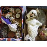 A collection of pottery including Royal Doulton, L