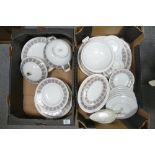 A collection of Minton Acanthus dinnerware to include dinner plates, tureens, servers, covered veg