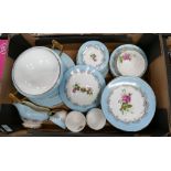 A collection of Edwardian Bone China tea and dinner ware