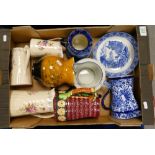 A collection of assorted pottery to include Royal Doulton, Arthur Woods, Cauldon etc