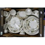 A good collection of a Royal Doulton tea and dinner set in the Larchmont design