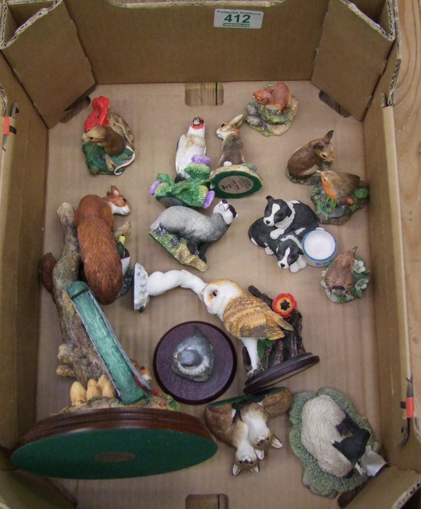 A Collection of Border Fine Arts small novelty figures