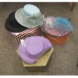 A collection of ladies hats (majority boxed) (5)