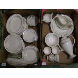 Wedgwood large dinner, tea and coffee set in the W