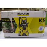 Karcher K5 pressure washer, boxed, untested.