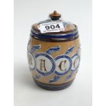 Royal Doulton Lambeth stoneware jar & co