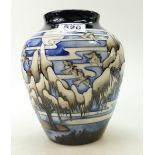 Moorcroft Weeping Willow vase, limited e