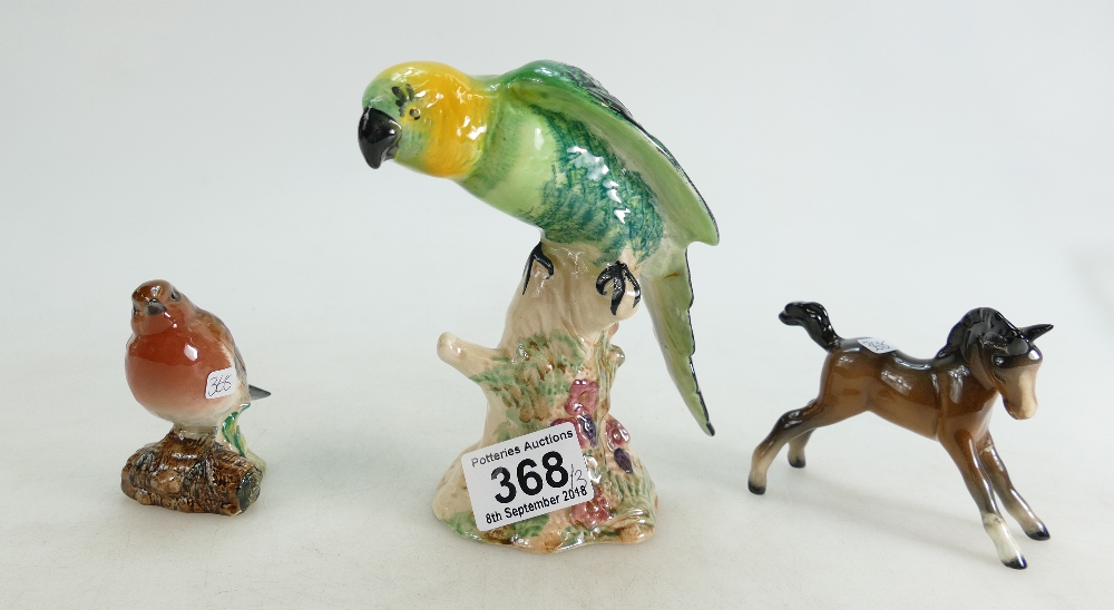 Beswick Robin model 980, Parakeet 930 (t