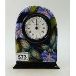 A Moorcroft Bellbind clock, shape CL6. T