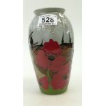 Moorcroft Lest We Forget vase signed by