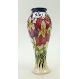Moorcroft Silver Salute vase signed by d