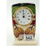 Moorcroft Anna Lily clock designed by Ni