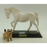 Beswick Spirit of Freedom together with a Cairn terrier (2)