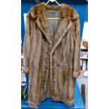 Full length ladies MINK fur coat size 10/12 approx.