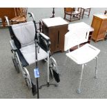 Kama S-Ergo 100 series Wheelchair, with a shower chair,