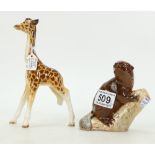 Beswick Giraffe 853 (broken leg,