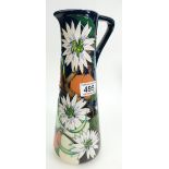 Moorcroft Queszcotal Jug, Trail piece 5-1-16. Height 30.5.