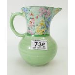 Shelley jug decorated in the Melody design,