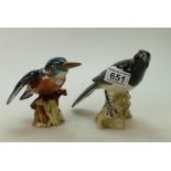 Beswick Magpie 2305 and a Kingfisher 2371 (2).