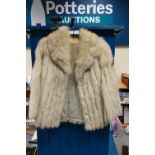 Ladies FUR Blouson Jacket approx. size 8.